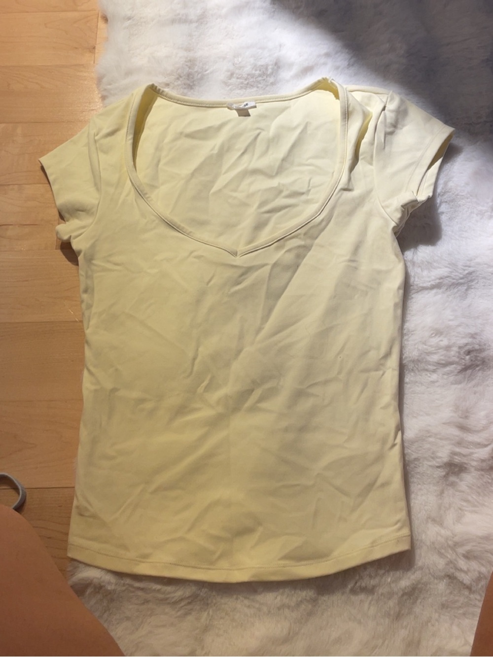 Garage Scoop Neck Tank Top - Pale Yellow